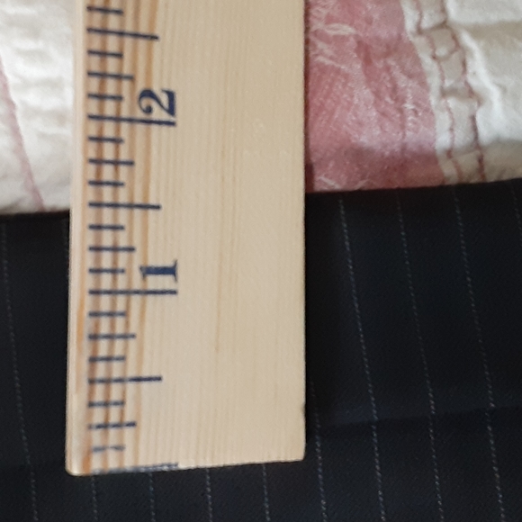 LINEAGE,2 PIECE, Super 120's Merino Wool, Chalk Striped Suit - Picture 15 of 16